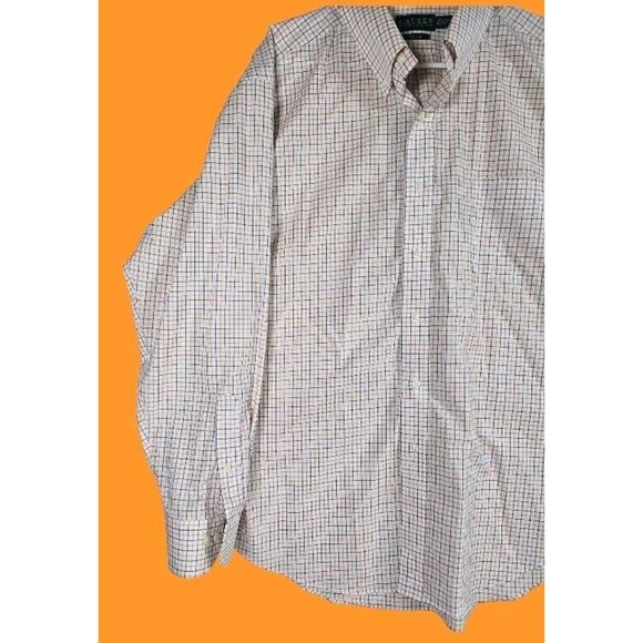 Lauren by Ralph Lauren LRL Men's Shirt 17.5 Oxford Non Iron Button Down Multicol - Picture 5 of 8